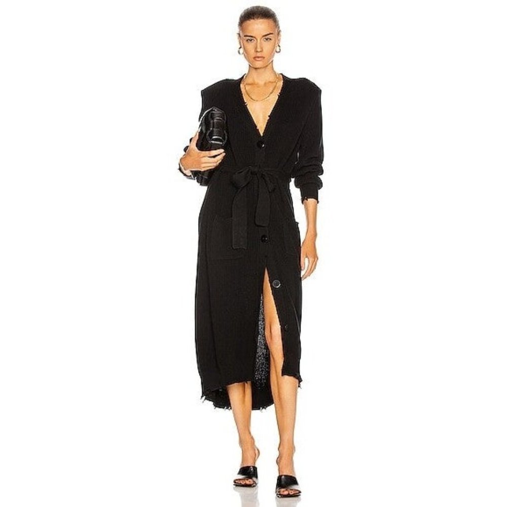 SER.O.YA AMANDA SWEATER DRESS -BLACK